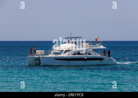 Torre Vado en Puglia, une petite perle sur les rives de la mer Ionienne, Banque D'Images