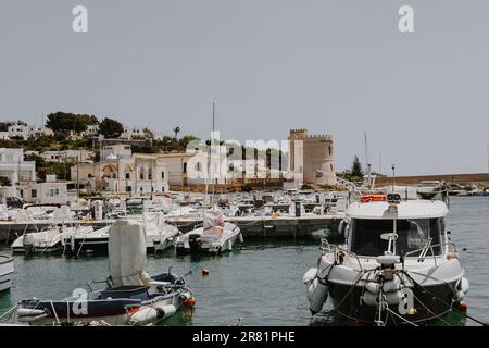 Torre Vado en Puglia, une petite perle sur les rives de la mer Ionienne, Banque D'Images