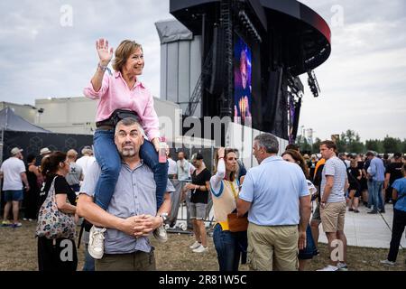 Werchter, Belgique. 18th juin 2023. L'illustration montre le festival de musique d'une journée 'Werchter Classic' à Werchter, le dimanche 18 juin 2023. BELGA PHOTO JAMES ARTHUR GEKIERE crédit: Belga News Agency/Alay Live News Banque D'Images