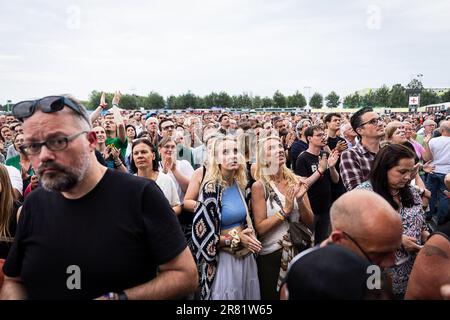 Werchter, Belgique. 18th juin 2023. L'illustration montre le festival de musique d'une journée 'Werchter Classic' à Werchter, le dimanche 18 juin 2023. BELGA PHOTO JAMES ARTHUR GEKIERE crédit: Belga News Agency/Alay Live News Banque D'Images