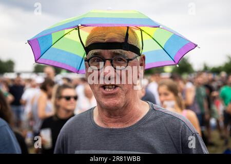 Werchter, Belgique. 18th juin 2023. L'illustration montre le festival de musique d'une journée 'Werchter Classic' à Werchter, le dimanche 18 juin 2023. BELGA PHOTO JAMES ARTHUR GEKIERE crédit: Belga News Agency/Alay Live News Banque D'Images