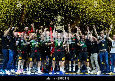 Cologne, Allemagne. 18th juin 2023. Handball: Ligue des champions, SC Magdeburg - KS Kielce, finale, finale quatre, finale, Lanxess Arena crédit: Marius Becker/dpa/Alay Live News Banque D'Images