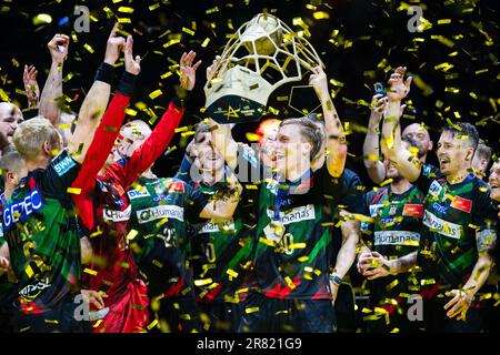 Cologne, Allemagne. 18th juin 2023. Handball: Ligue des champions, SC Magdeburg - KS Kielce, finale, finale quatre, finale, Lanxess Arena crédit: Marius Becker/dpa/Alay Live News Banque D'Images