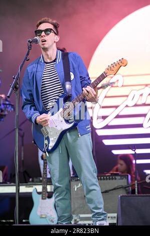 Cory Wong se produit au cours du 3 e jour du festival de musique et d'arts Bonnaroo 2023 sur 17 juin 2023 à Manchester, Tennessee. Photo : Darren Eagles/imageSPACE Banque D'Images