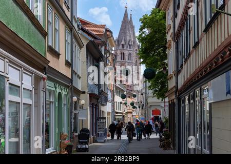 Linsenstrasse Mühlhausen Banque D'Images