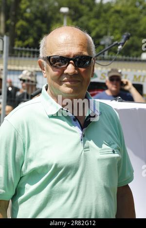 Im Bild: Wolf-Rüdiger Ziegenbalg. Die Stadt Görlitz würdigt den Ehrenspielführer von Dynamo Dresden Hans-Jürgen „Dixie“ Dörner, indem sie den „Dixie-D. Banque D'Images