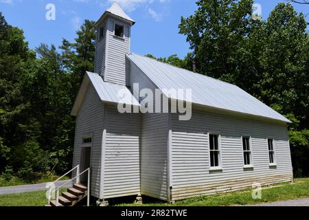 L'église Missionnaire baptiste de Cades Cove. Banque D'Images