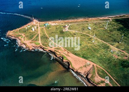 Antenne de North Cape, Î.-P.-É., Canada Banque D'Images