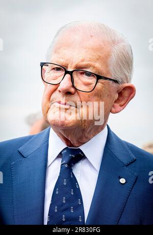 ROTTERDAM - la princesse Margriet des pays-Bas et Pieter van Vollenhoven participent à la journée de démonstration nautique du Congrès mondial de sauvetage maritime 2023 au navire SS Rotterdam, le 18 juin 2023. Photo: Patrick van Katwijk Banque D'Images