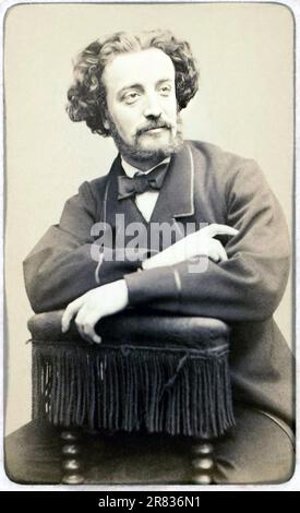 1861 , Paris , FRANCE : le célèbre tenore français ERNESTO NICOLINI ( 1834 - 1898 ), né Ernest Nicolas , marié à la soprano ADELINA PATTI ( 1843 - 1919 ) de 1886 à 1898 à sa mort . Le couple s'est produit en Russie , en Italie , en Autriche , en Allemagne , en Amérique du Sud et aux Etats-Unis . Dans les rôles des opéras par Vincenzo BELLINI , Giuseppe VERDI et Gioachino ROSSINI . Photo de Carjat et Cie , Paris . - HISTOIRE - FOTO STORICHE - CANTANTE LIRICO - OPERA - MUSICA CLASSICA - classique - portrait - ritratto - OPÉRATIQUE - OPERA LIRICA - classica - classique - noeud papillon - papilon Banque D'Images