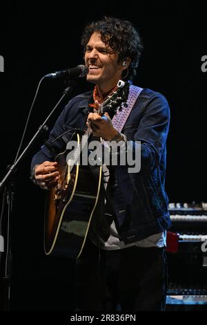 West Palm Beach, Floride, États-Unis. 17th juin 2023. Kyle Miller, de Toos'rs, se produit au centre Kravis sur 17 juin 2023, dans l'ouest de Palm Beach, en Floride. Crédit : Mpi04/Media Punch/Alamy Live News Banque D'Images