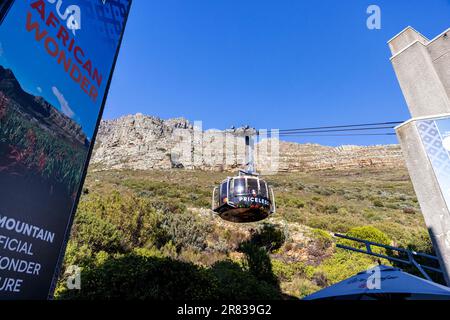 Téléphérique de Table Mountain - le Cap, Afrique du Sud Banque D'Images