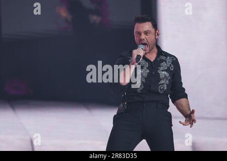 Milan, Italie. 18th juin 2023. Tiziano Ferro se produit en direct sur scène lors de la visite TZN2023 au stade San Siro sur 18 juin 2023 à Milan, Italie crédit: Agence de photo indépendante/Alamy Live News Banque D'Images