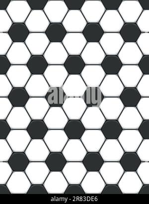 Texture sans couture vectorielle sur un thème de football Illustration de Vecteur