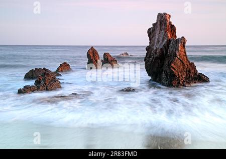 Strand El Matador, Malibu, CA, États-Unis Banque D'Images