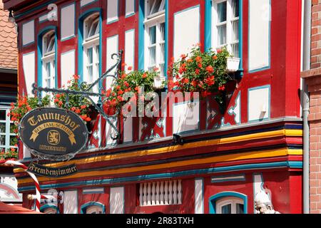 Gasthof Tauunushof, Idstein, Hesse, Allemagne Banque D'Images