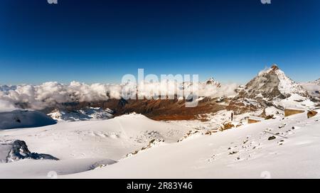 Petit Cervin, Zermatt. Petit Cervin. Suisse Banque D'Images