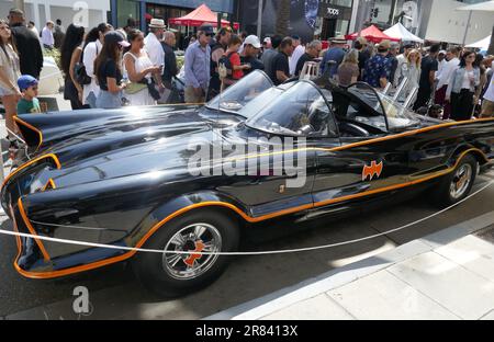 Beverly Hills, Californie, États-Unis 18th juin 2023 1966 Batmobile au Rodeo Drive Concours d'Elegance car Show sur Rodeo Drive on 18 juin 2023 à Beverly Hills, Californie, États-Unis. Photo de Barry King/Alay Live News Banque D'Images