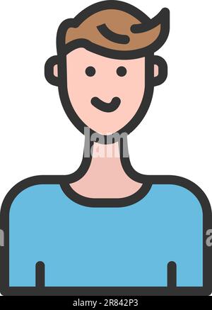 Image vectorielle de l'icône garçon. Illustration de Vecteur