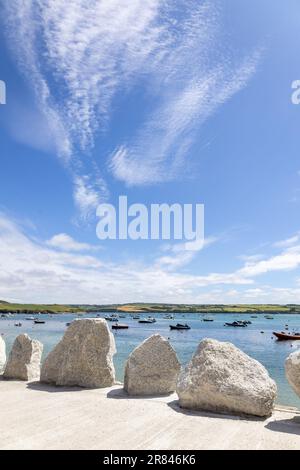 Rock, Cornwall, Royaume-Uni - 12 juin. Vue depuis la promenade de Rock, Cornwall sur 12 juin 2023 Banque D'Images