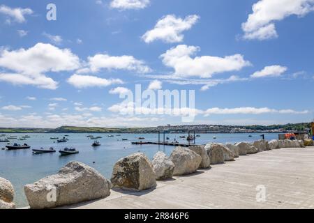 Rock, Cornwall, Royaume-Uni - 12 juin. Vue depuis la promenade de Rock, Cornwall sur 12 juin 2023 Banque D'Images