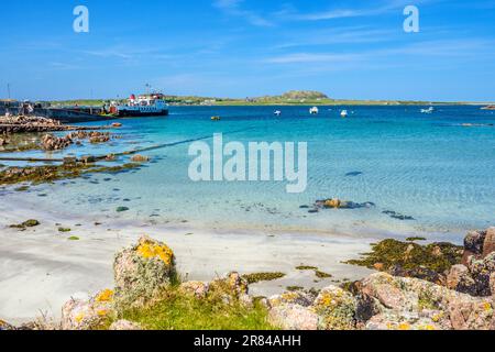 Fionnphort sur l'île de Mull est le terminal de ferry pour le Mull à Iona. Île de Mull, Écosse, Royaume-Uni Banque D'Images