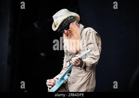 Copenhague, Danemark. 17th, juin 2023. Billy Gibbons et le BFG exécutent un concert en direct lors du festival danois du métal lourd Copenhague 2023. (Crédit photo: Gonzales photo - Christian Hjorth). Banque D'Images