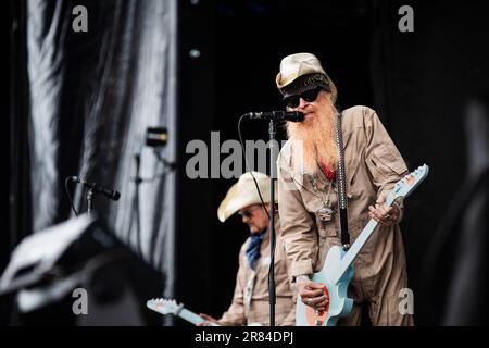 Copenhague, Danemark. 17th, juin 2023. Billy Gibbons et le BFG exécutent un concert en direct lors du festival danois du métal lourd Copenhague 2023. (Crédit photo: Gonzales photo - Christian Hjorth). Banque D'Images