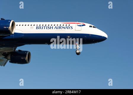 Larnaca, Chypre - 17 juillet 2022 : Airbus A321-251NX de British Airways Banque D'Images