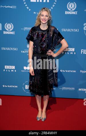 Tamsin Egerton assiste aux British Independent film Awards 21st à Old Billingsgate à Londres, en Angleterre. Banque D'Images