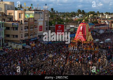 Célèbre festival de ratha yatra de puri odisha inde Banque D'Images