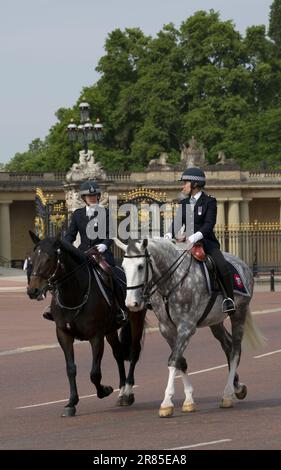 Officiers de police montés Trooping la couleur 2023 Banque D'Images