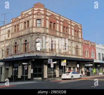 705 immeuble de trois étages situé à l'angle des rues Oxford et William, Paddington. Sydney-Australie. Banque D'Images