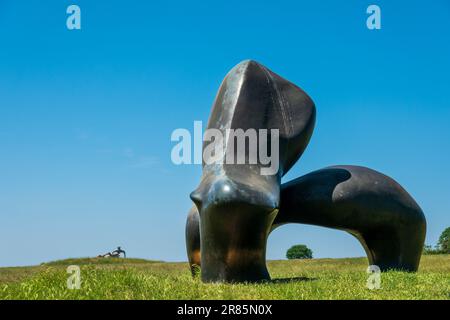 Brebis Piece, Henry Moore, Perry Green Banque D'Images