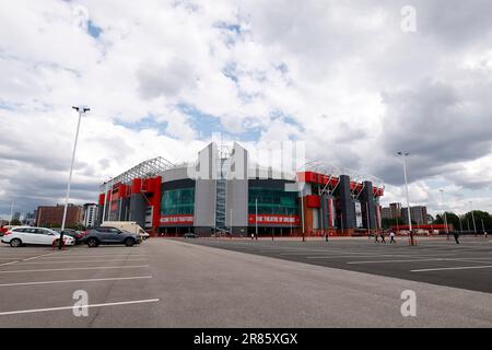 Manchester, Royaume-Uni. 19th juin 2023. Manchester, Angleterre, 19 juin 2023 : vue générale d'Old Trafford avant le match de football des qualifications européennes de l'UEFA 2024 entre l'Angleterre et la Macédoine du Nord à Old Trafford à Manchester, Angleterre. (James Whitehead/SPP) crédit: SPP Sport Press photo. /Alamy Live News Banque D'Images