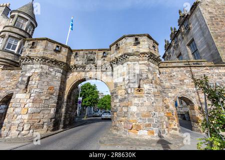 West Port Gate, St Andrews, Fife , Écosse, Royaume-Uni Banque D'Images