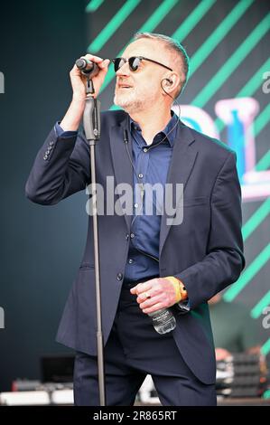 17 juin 2023, Leeds, Yorkshire du Sud, U.K: Blancmange se produit au festival lets Rock Leeds 80s , Leeds UK , 17.06.2023 (Credit image: © Robin Burns/ZUMA Press Wire) USAGE ÉDITORIAL SEULEMENT! Non destiné À un usage commercial ! Banque D'Images