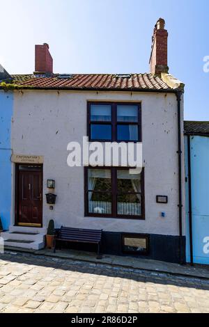 Le cottage du capitaine Cook où James Cook aurait vécu comme enfant au 18th siècle Banque D'Images