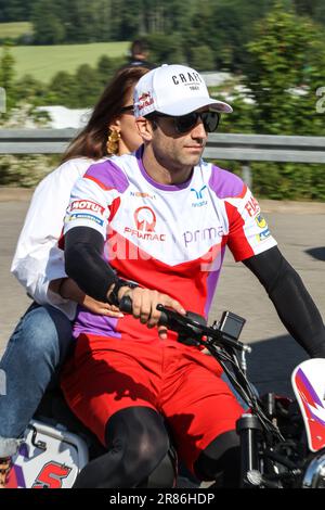 Sachsenring, Allemagne. , . #5 ZARCO Johann (FRA)/moto GP MotoGP, MOTO GP, saison 2023 sur le Sachsenring, Grand Prix de moto d'ALLEMAGNE - Motorsport, courses de moto sur route, Motorrad-WM, photo et copyright © Udo STIEFEL/ATP images (STIEFEL Udo/ATP/SPP) Credit: SPP Sport Press photo. /Alamy Live News Banque D'Images