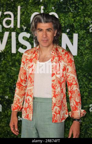 L'acteur britannique James lance pose au cours d'une séance photo pour la série télévisée « Ted Lasso », dans le cadre du Festival de télévision de Monte-Carlo 62nd dans la principauté de Monaco sur 17 juin 2023.Picture & copyright © Thierry CARPICO / ATP images (CARPICO Thierry / ATP / SPP) Banque D'Images