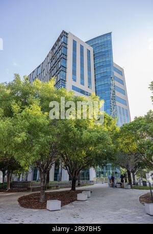 MIAMI, Floride – 13 juin 2023: Le Wilkie D. Ferguson, Jr. États-Unis Le palais de justice est vu à Miami. Banque D'Images