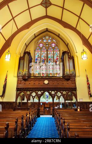 Église écossaise, église presbytérienne du centre-ville de Melbourne, Victoria, Australie Banque D'Images