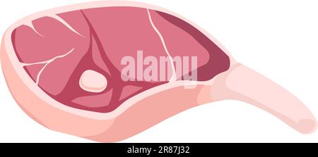 Viande, steak frais pour griller Vector Illustration de Vecteur