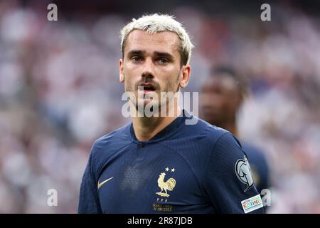 Saint Denis, France. 19th juin 2023. Antoine Griezmann de France lors de l'UEFA Euro 2024, qualifications européennes, Groupe B, match de football entre la France et la Grèce sur 19 juin 2023 au Stade de France à Saint-Denis, France - photo Jean Catuffe/DPPI crédit: DPPI Media/Alamy Live News Banque D'Images