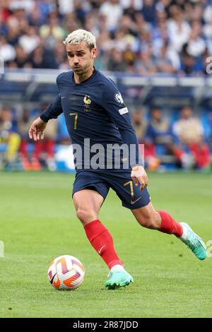 Saint Denis, France. 19th juin 2023. Antoine Griezmann de France lors de l'UEFA Euro 2024, qualifications européennes, Groupe B, match de football entre la France et la Grèce sur 19 juin 2023 au Stade de France à Saint-Denis, France - photo Jean Catuffe/DPPI crédit: DPPI Media/Alamy Live News Banque D'Images