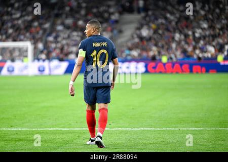 Saint Denis, France. 19th juin 2023. Kylian Mbappe lors des qualifications européennes de l'UEFA Euro 2024, match de football entre la France et la Grèce sur 19 juin 2023 au Stade de France à Saint-Denis, France. Photo de Victor Joly/ABACAPRESS.COM crédit: Abaca Press/Alay Live News Banque D'Images