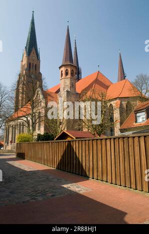 St. Cathédrale de Petri, Schleswig, Schleswig-Holstein, Allemagne Banque D'Images