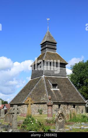 L'église du clocher de St Mary, Pembridge, Herefordshire, Angleterre, Royaume-Uni. Banque D'Images