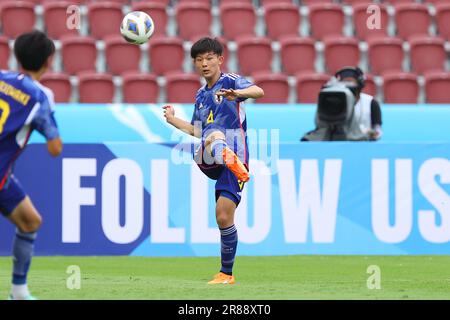 Bangkok, Thaïlande. 17th juin 2023. Kaito Tsuchiya au Japon pendant la coupe d'Asie U17 de l'AFC en Thaïlande 2023 rencontre de groupe entre le Japon 1-1 Ouzbékistan au stade Rajamangala à Bangkok, en Thaïlande, au 17 juin 2023. Credit: AFLO/Alay Live News Banque D'Images