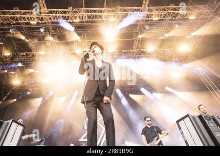 Copenhague, Danemark. 14th, juin 2023. L'ACT VV de Finlande donne un concert en direct lors du festival danois du métal lourd Copenhague 2023. (Crédit photo: Gonzales photo - Peter Troest). Banque D'Images